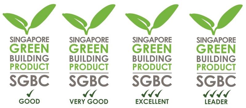 Label: Singapore Green Building Product Certification