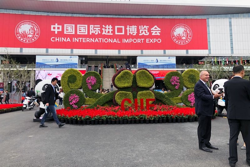 相片：「進博會」為全球企業提供對接平台。(相片由上海市商務委員會提供) 