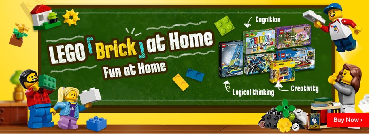 Picture: LEGO’s new initiatives allow fans and families to share their games while staying at home.