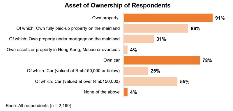 Chart: Asset of Ownership of Respondents