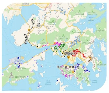 Picture: CSL Mobile’s 5G network coverage. Source: HKT.