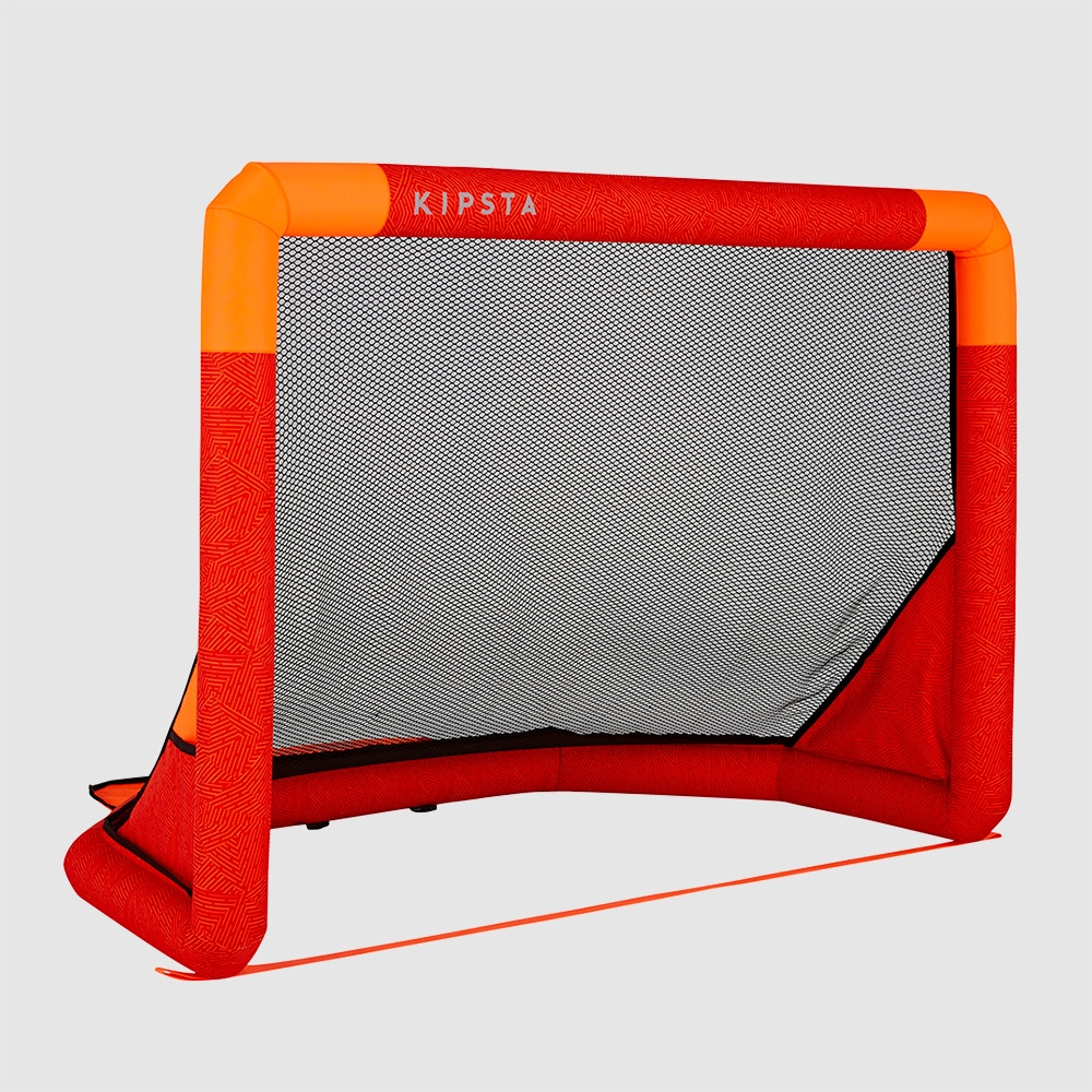 Photo: An inflatable football goal