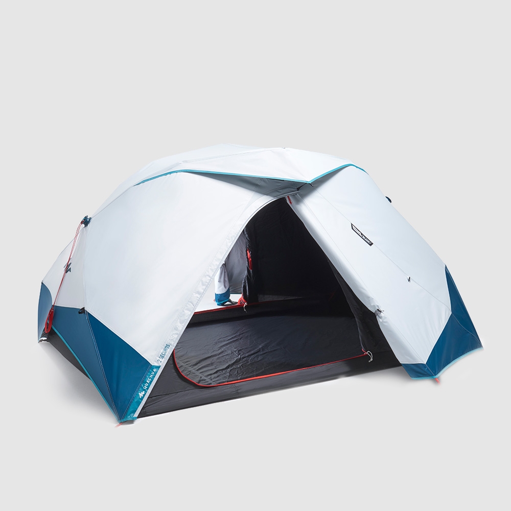 Photo: An instant folding and pitching camping tent