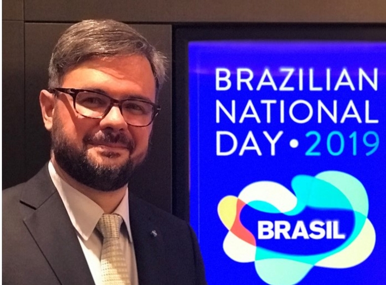 相片: 巴西驻香港及澳门领事馆贸易投资部主管包理诺(Rafael Rodrigues Paulino)。
