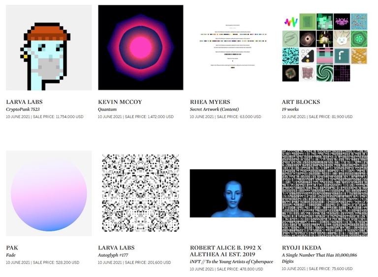 Picture: Natively Digital: A curated NFT sale of works of emerging crypto artists and the ‘old masters’ alike from across four continents.