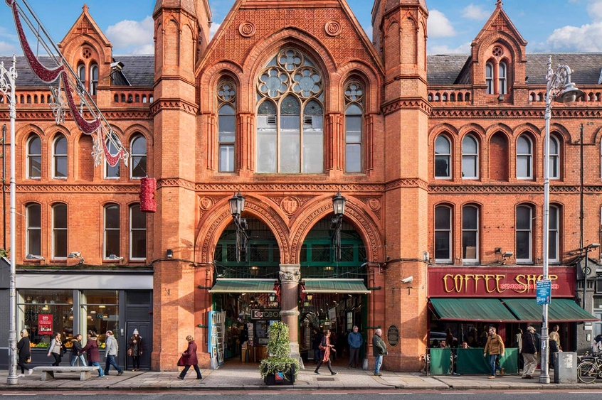 相片: 乔治街拱廊是爱尔兰首都都柏林第一个购物中心，也是欧洲最古老的购物中心之一。相片来源：爱尔兰旅游局