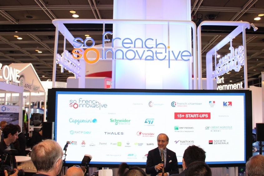 Photo: Designed as a showcase for the best of French innovation, the So French So Innovative 2019 event took centrestage at the HKTDC International ICT Expo.