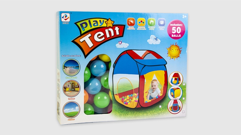 相片:立盈玩具厂的儿童帐篷。