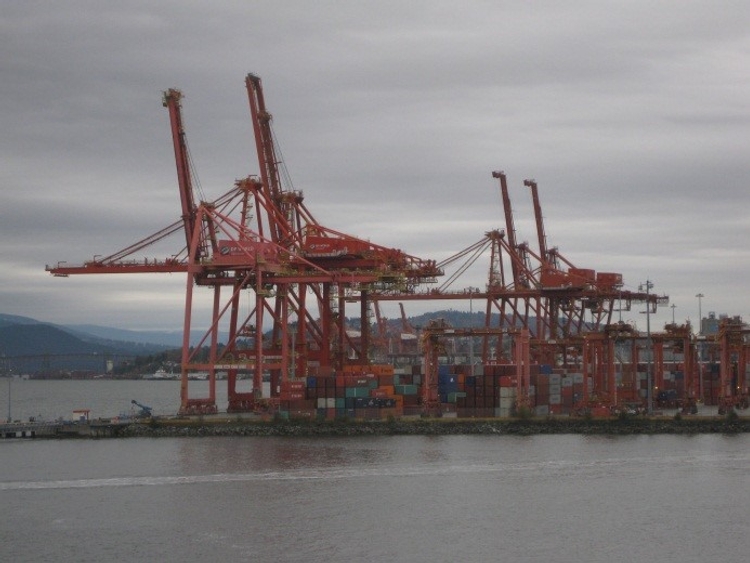 圖片: 溫哥華港：加拿大最大、最繁忙的港口。(1)