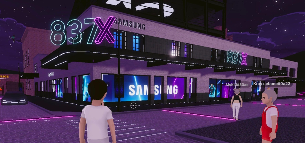 Picture: Samsung opens a virtual version of its flagship 837 physical store in Decentraland.