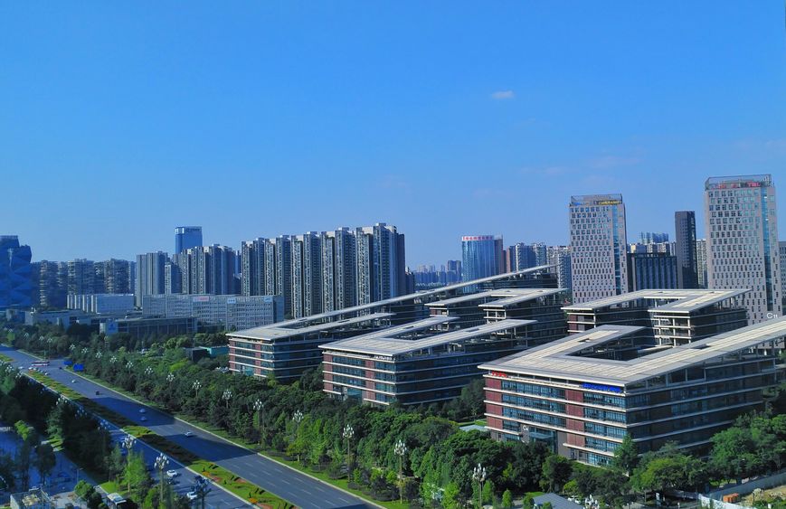 Photo: Chengdu Tianfu Software Park. (Photo courtesy of Management Committee of Chengdu Hi-Tech Industrial Development Zone)