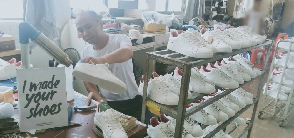 Photo: Going ESG: Saying no to shoes made by sweatshop workers.