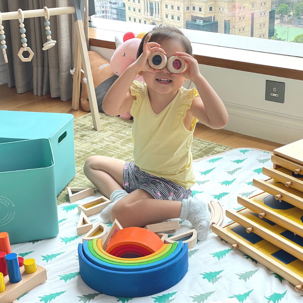 相片: 被动型玩具让儿童担当主导角色，按自己的节奏和方式发展语言、认知和社交能力。