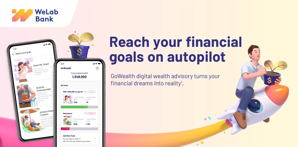 Photo: GoWealth digital wealth advisory service. (Photo courtesy of WeLab)